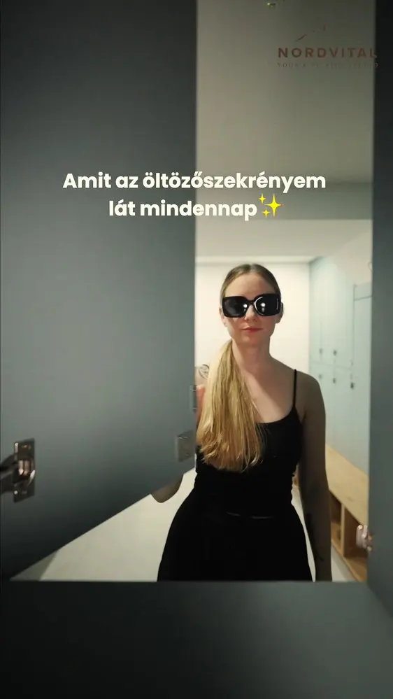 Edzés előtti készülődés, egy kis rohanás, a „még gyorsan összeszedem magam” pillanat – aztán végre kezdődhet az óra. 🤍